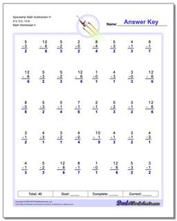 Subtraction Worksheets