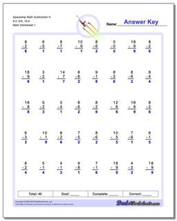 Subtraction Worksheets