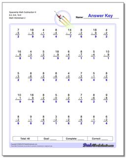 Subtraction Worksheets