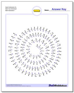 Subtraction Worksheets