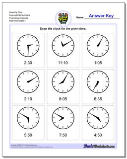 Telling Analog Time