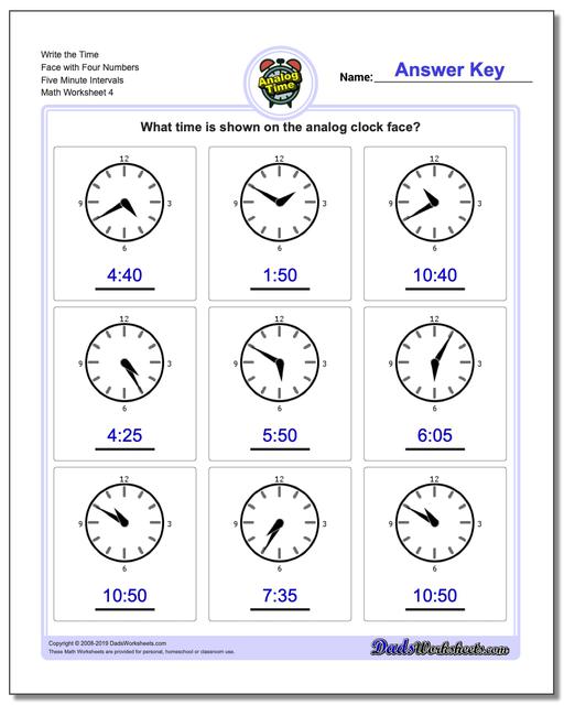 telling time worksheets grade 4 to the nearest minute telling time