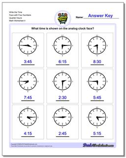 Telling Analog Time