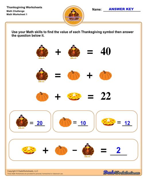 Addition Worksheets