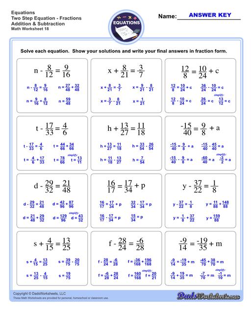 Two Step Equations
