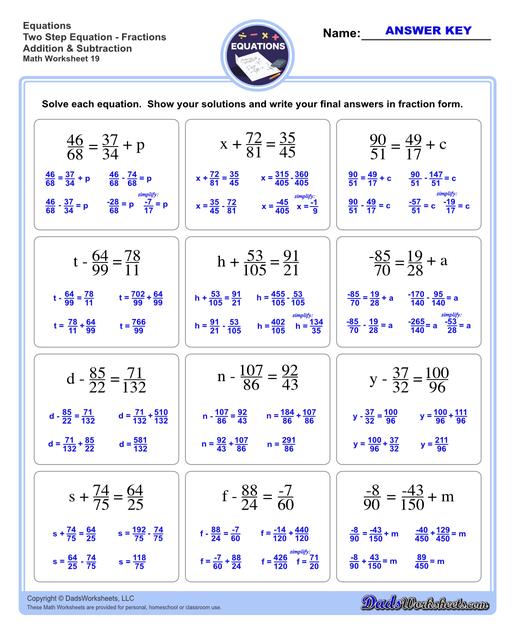 Addition Worksheets