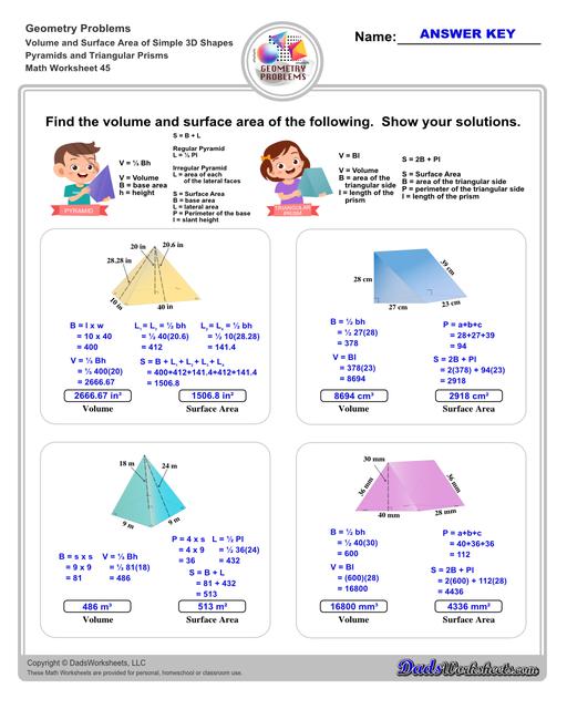 Volume and Surface Area