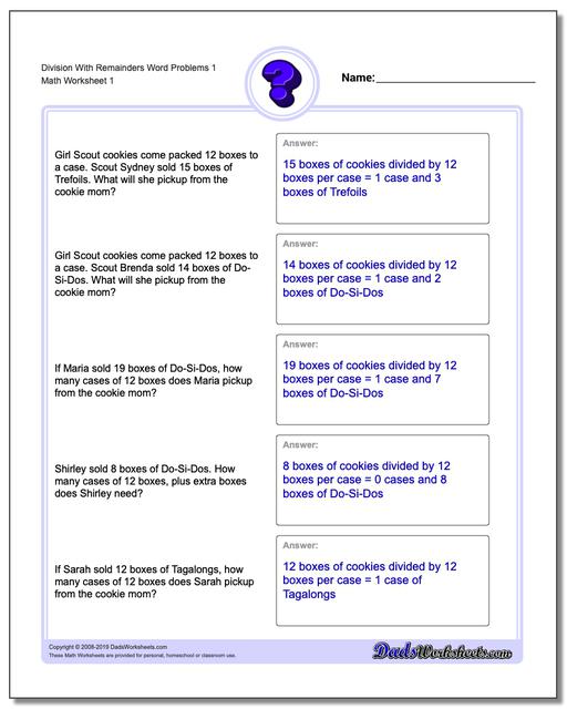 Keywords For Math Operations Chart