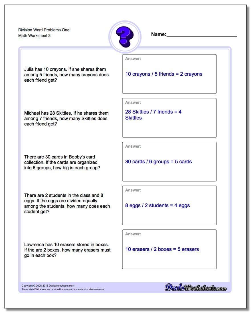 division word problems