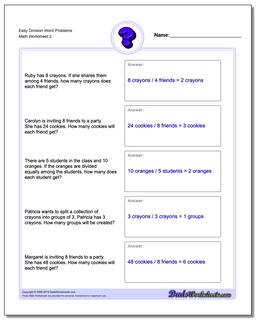 Division Word Problems