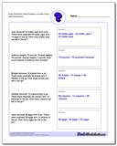 Word Problems: Extra Facts Subtraction Word Problems