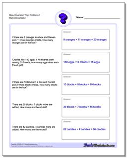Multiplication And Division Word Problems Grade 3 With Answers - Multiplication Problems Printable 5th Grade / Come learn with us as we practice multiplication and division word problems.